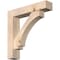 Ekena Millwork Imperial Block Smooth Bracket w/ Offset Brace, Douglas Fir, 7 1/2"W x 36"D x 36"H BKT0806X36X36IMP05SDF - alternate 1